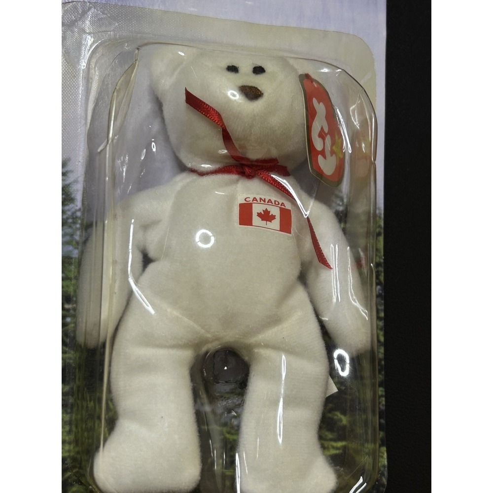 Maple The Bear- TY Beanie Babies McDonalds 1999 With Rare 1993 Tag Error - Picture 4 of 7
